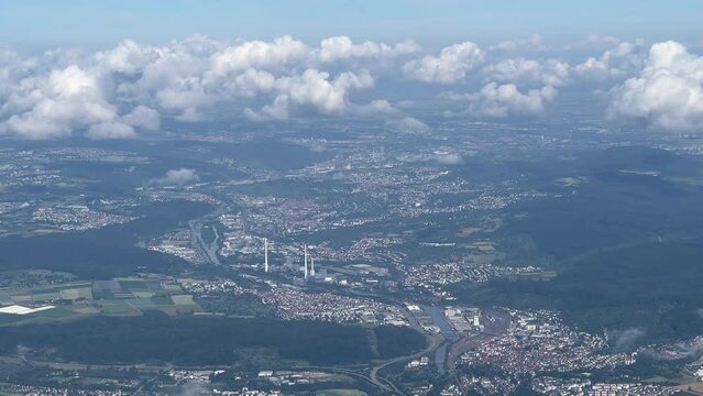 Anflug Airport Stuttgart &uuml;ber B10 