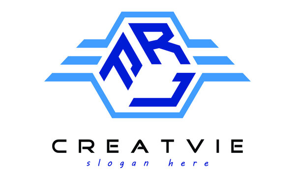 FRL three letter geometrical wings logo design vector template. wordmark logo | emblem logo | monogram logo | initial letter logo | typography logo | business logo | minimalist logo |