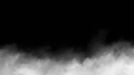 smoke on black background