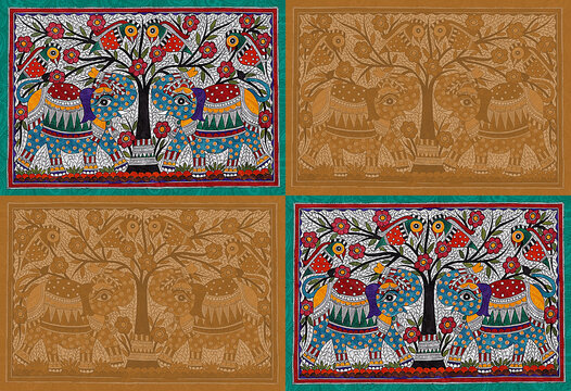 Madhubani Images – Browse 5,157 Stock Photos, Vectors, and Video | Adobe  Stock