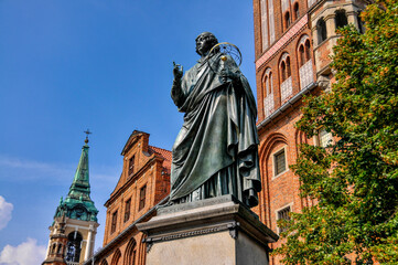 Statue of Copernicus in Toruń