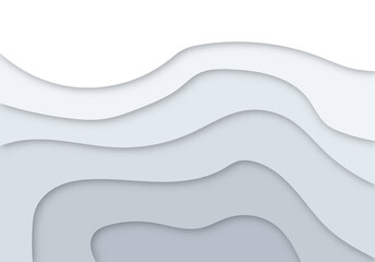 3D Abstract Background with Light Paper Cut Shapes Background for Flyer, Banner, Presentation and Poster