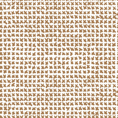Cross stitch vector seamless pattern. Ethnic folk texture embroidery crosses stitches, textile or fabric print ornament. - obrazy, fototapety, plakaty