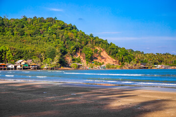 Sairee Beach or Sai Ri Beach in Chumphon, Thailand