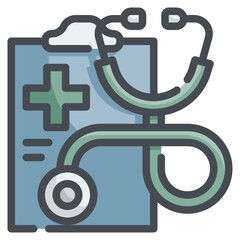 Obraz premium health line icon