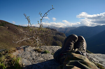 Relax sulla montagna