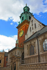 Wawel Castle in Krakow, Poland