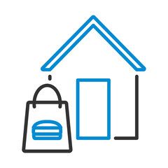 Obraz premium Food Delivery Icon