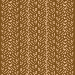 Abstract seamless decorative wavy pattern vector background