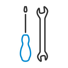 Wrench And Screwdriver Icon