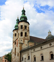 Fototapeta na wymiar Andrew's Church in Krakow, Poland