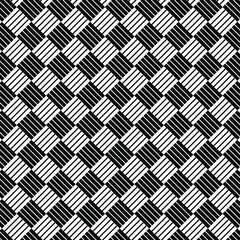 Seamless weave abstract geometric pattern vector background