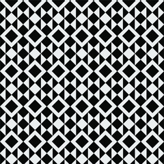 Seamless ethnic pattern vector black and white background