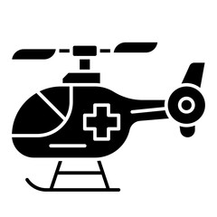 ambulance glyph icon