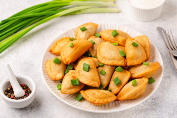 Dumplings, filled with mashed potatoes.