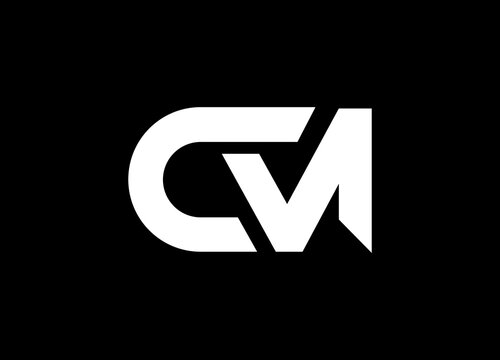 cm capital logo. letter cm capital business for company