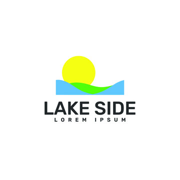 lake side logo template