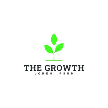 growth logo template