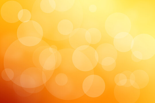 abstract bokeh yellow orange background