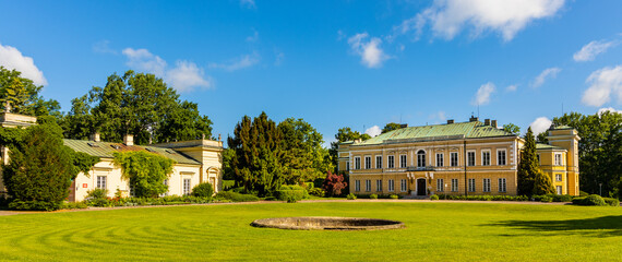 XVII century Primate Palace - Palac Prymasowski - within Palace and Park historic quarter in...