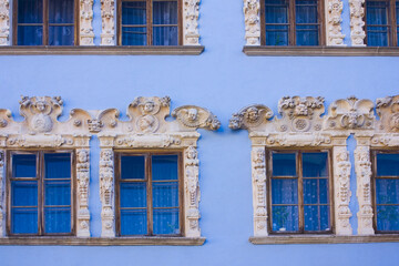 Townhouse of the Konopnica Family in 12 Rynek at Market Square in Lublin, POland - obrazy, fototapety, plakaty