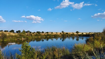 lake and sky