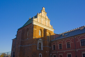 Fototapeta na wymiar Holy Trinity Chapel in Royal Castle in Lublin
