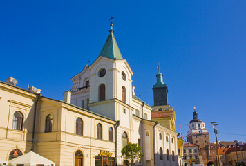 Church of the Holy Spirit in Lublin, Poland - obrazy, fototapety, plakaty