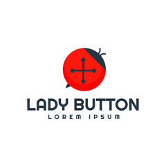 lady bird logo template