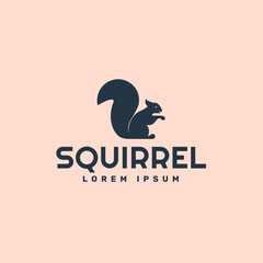 squirrel logo template