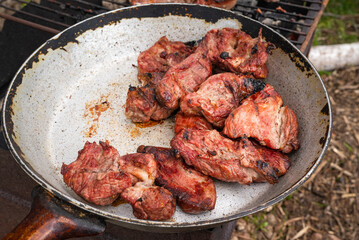 Grill meat