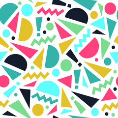 Seamless geometric pattern. Vector texture