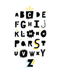 Vector alphabet English