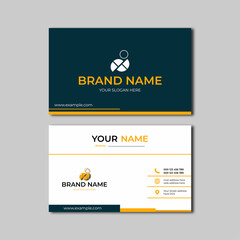 Fototapeta premium elegant modern business card design template