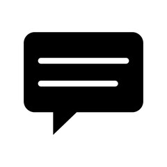 Chat Icon Vector Symbol Design Illustration