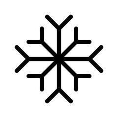 Snow Icon Vector Symbol Design Illustration