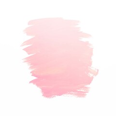 Hand draw light pink watercolor brush strock design