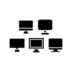 Computer Icon Set Vector Symbol Design Illustration