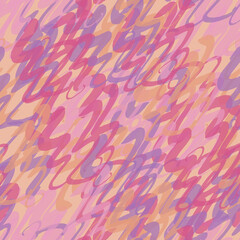 seamless colourful pop and retro camouflage pattern background , greeting card or fabric