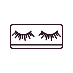 Obraz premium Eyelashes Icon