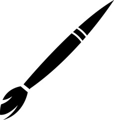  paint brush - art - stationery icon vector design template.eps