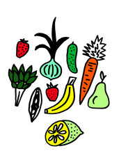 fruits and vegetables