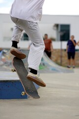 Skateboard saut sport planche