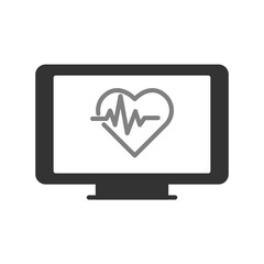 Heart monitoring Icon