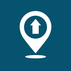 Graphic icon vector. Simple growth sign