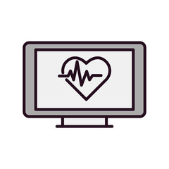 Heart monitoring Icon