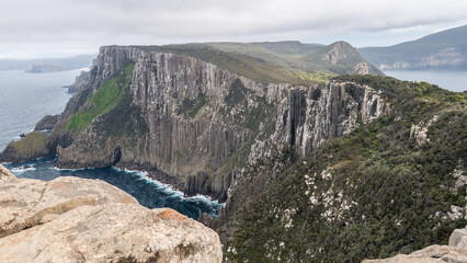 View of Port Arthur across Stinking Bay, at the start of the Three Capes Track in south-east Tasmania