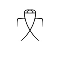 illustration of a character of person