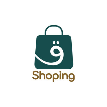 Arabic Letter Q logo icon design template. Letter Qaf Arabic Font Logo for shoping, mart, market, store and shop brand identity