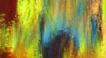 Modern art. Colorful contemporary artwork. Color strokes of paint. Brushstrokes on abstract background. Brush painting. Unique wall art.